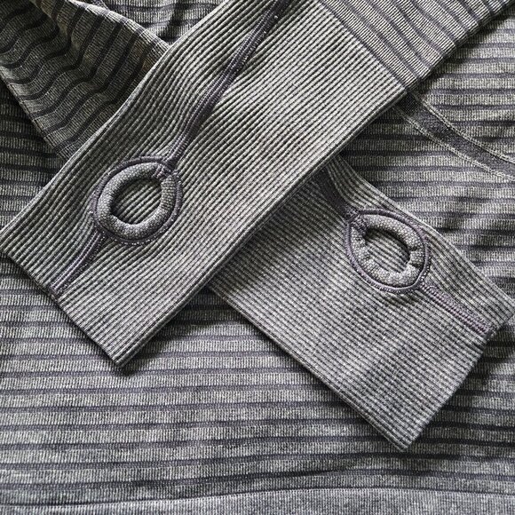 Lululemon Swiftly Tech Long Sleeve Crew - 6 Heathered Navy - Picture 4 of 6